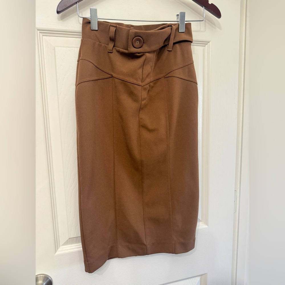 Fashion Nova Brown Pencil Skirt